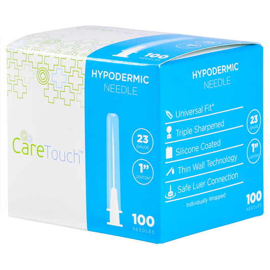 Care Touch Hypodermic Needle, 23GX1 (Case of 10 units)