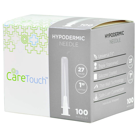 Care Touch Hypodermic Needle, 27GX1 (Case of 10 units)