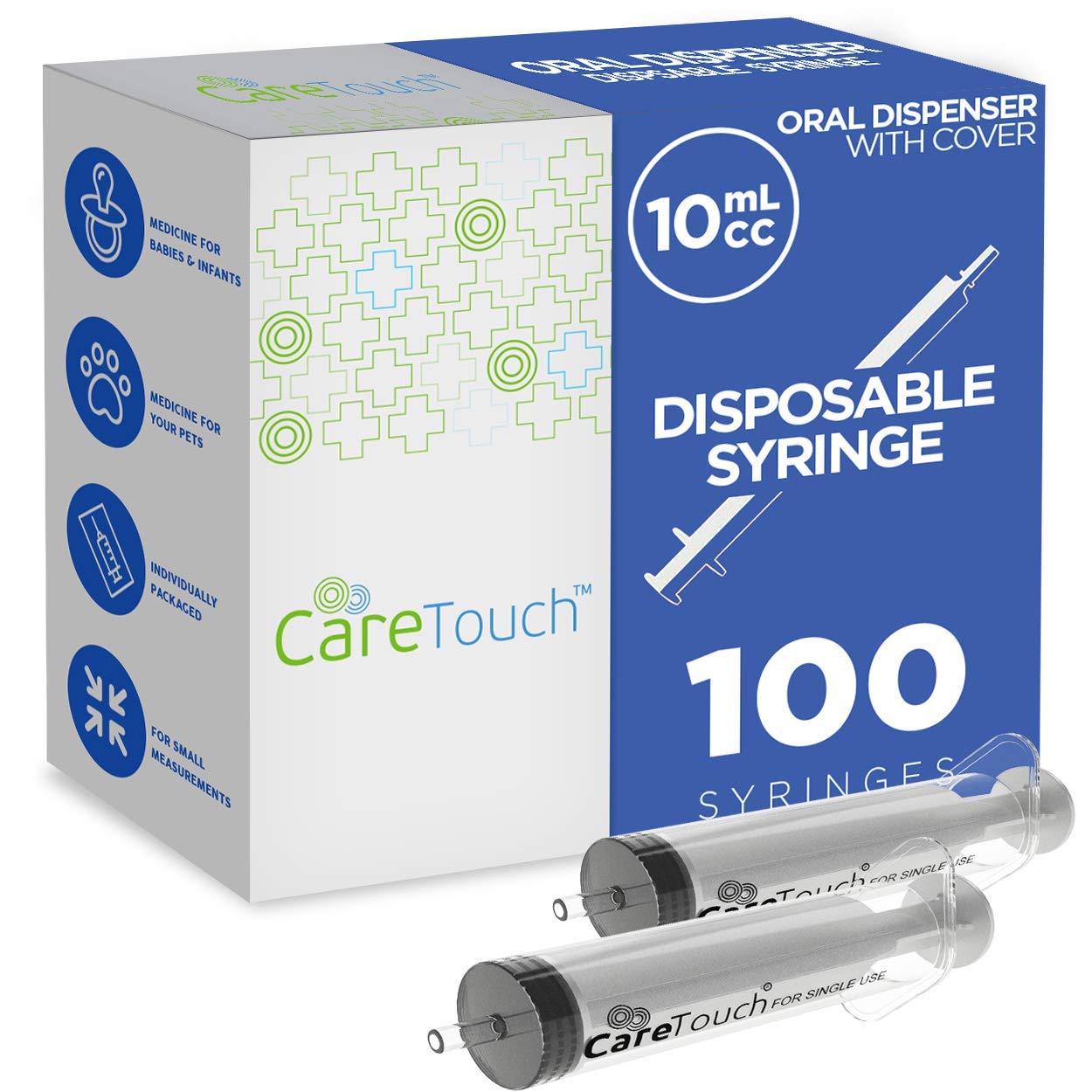 Care Touch Syringes Oral Tip 10ml (Case of 6 units) (Discontinued)