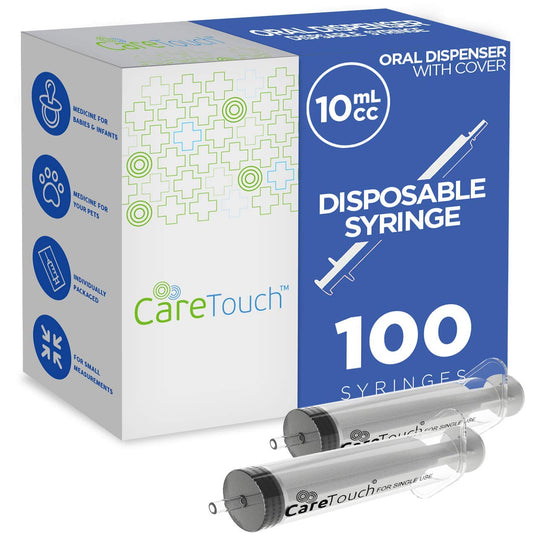 Care Touch Syringes Oral Tip 10ml (Case of 6 units)