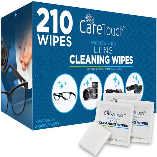 Care Touch Lens Wipes 210Ct (Case of 6 units)