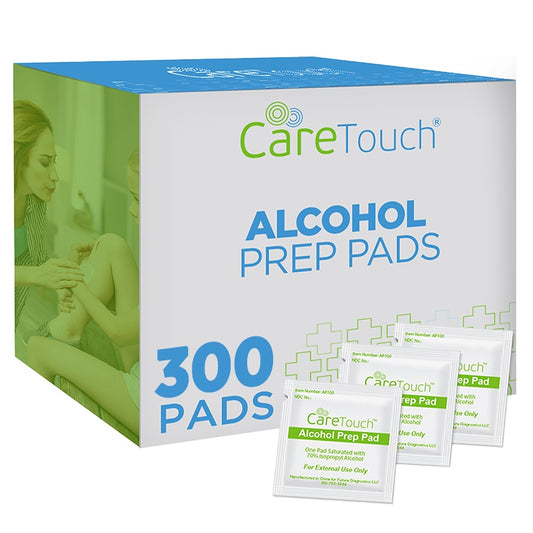 Care Touch Alcohol Prep Pads 300ct  (Case of 40 units)