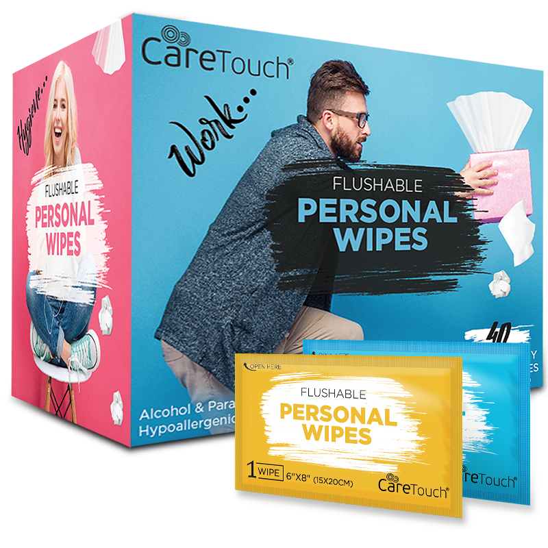Care Touch Personal wipes 80ct (Case of 16 units)