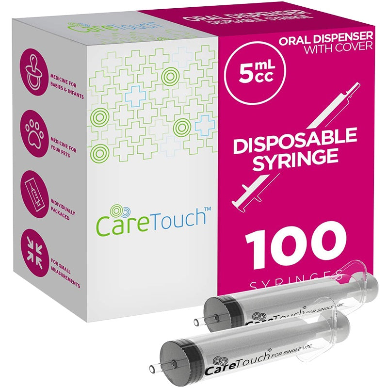 Care Touch Syringes Oral Tip 5ml (Case of 6 units)