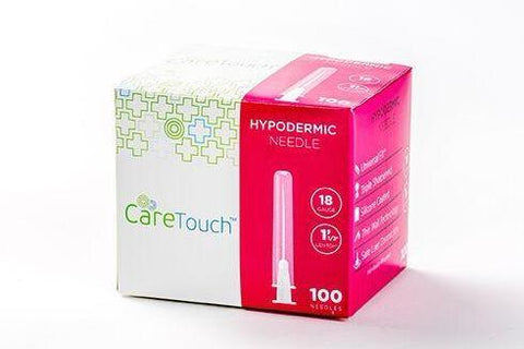 Care Touch Hypodermic Needle, 18GX1.1/2 (Case of 10 units)
