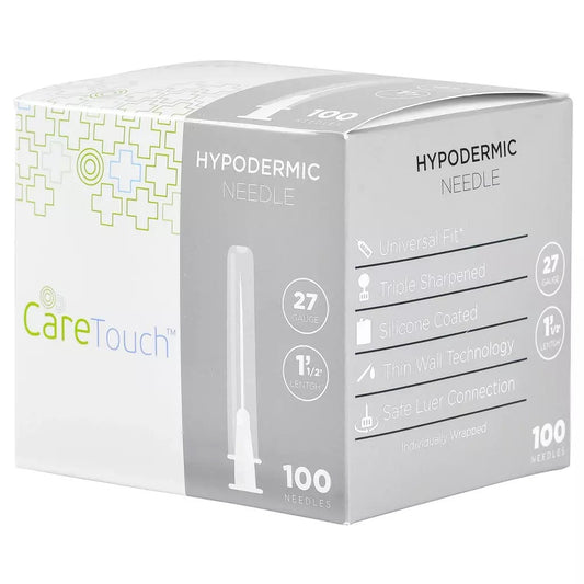 Care Touch Hypodermic Needle, 27GX1.1/2 (Case of 10 units)