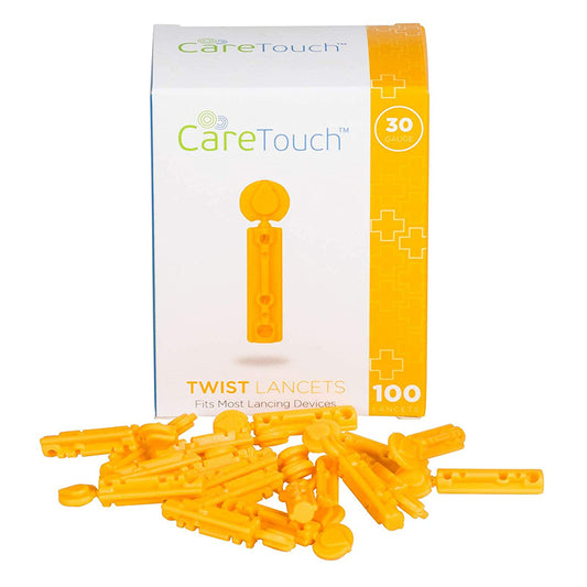 Care Touch Twist Top Lancets 30 Gauge 100ct (Case of 100 units)